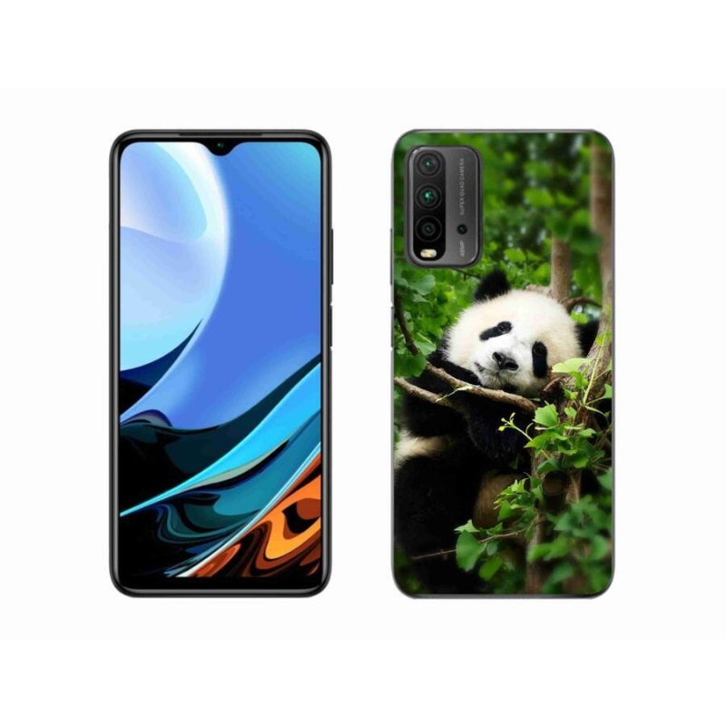 Gélový kryt mmCase na mobil Xiaomi Redmi 9T - panda