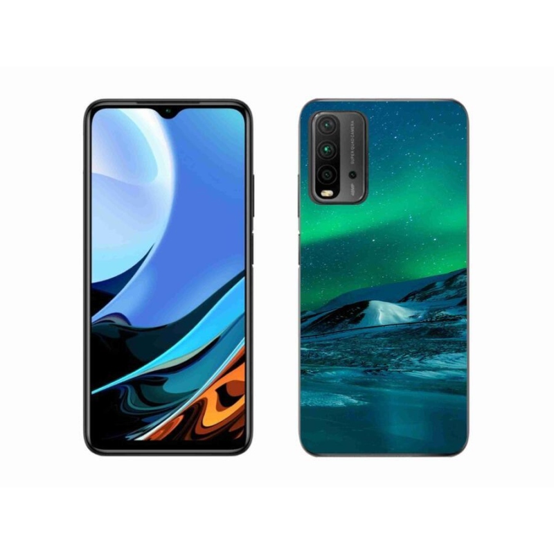 Gélový kryt mmCase na mobil Xiaomi Redmi 9T - polárna žiara