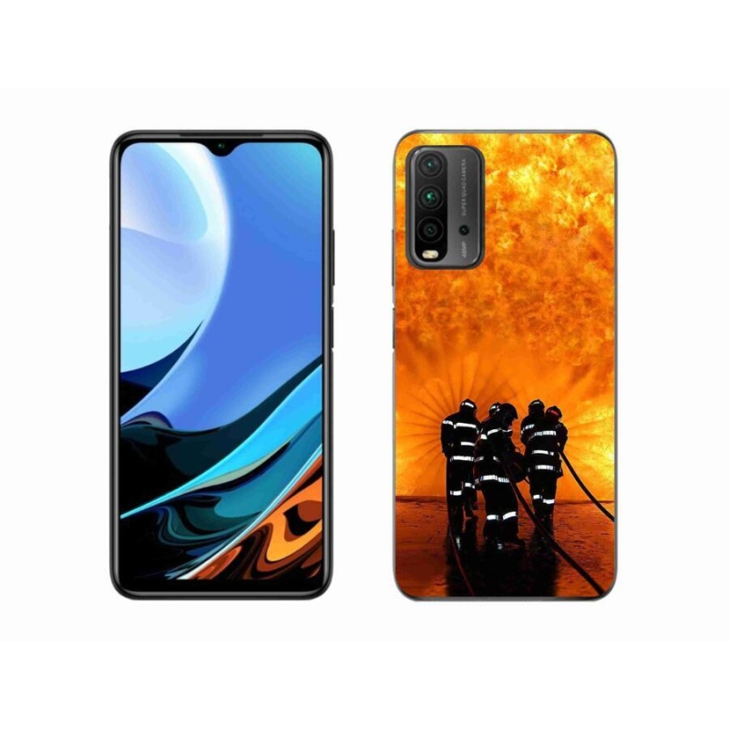 Gélový kryt mmCase na mobil Xiaomi Redmi 9T - požiar