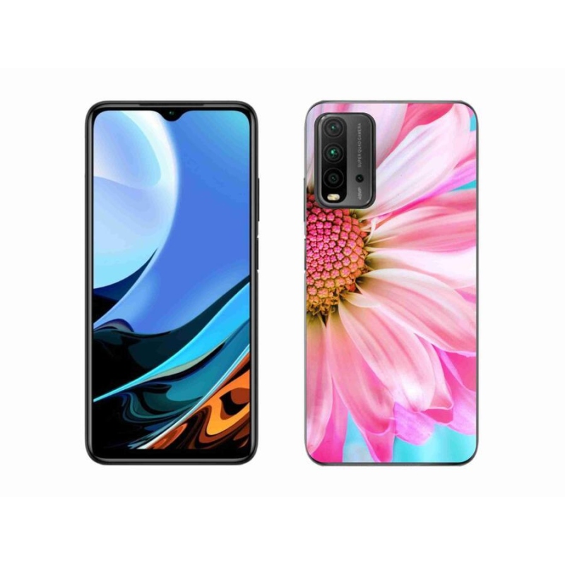 Gélový kryt mmCase na mobil Xiaomi Redmi 9T - ružová kvetina