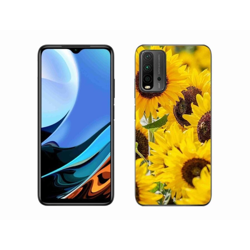 Gélový kryt mmCase na mobil Xiaomi Redmi 9T - slnečnica