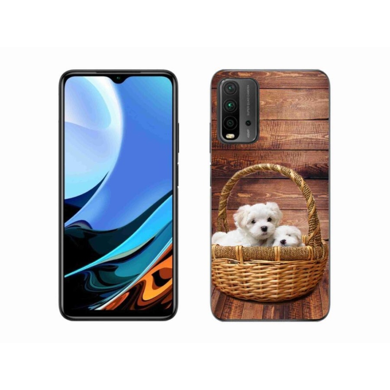 Gélový kryt mmCase na mobil Xiaomi Redmi 9T - šteniatka