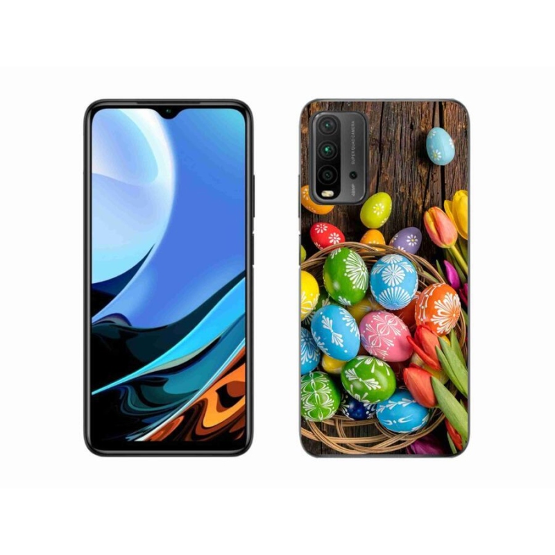 Gélový kryt mmCase na mobil Xiaomi Redmi 9T - veľkonočné vajíčka