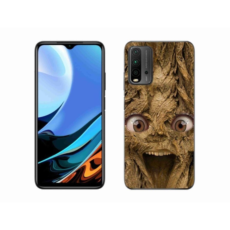 Gélový kryt mmCase na mobil Xiaomi Redmi 9T - veselý strom s očami