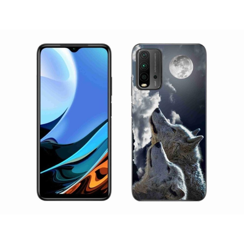 Gélový kryt mmCase na mobil Xiaomi Redmi 9T - vlci