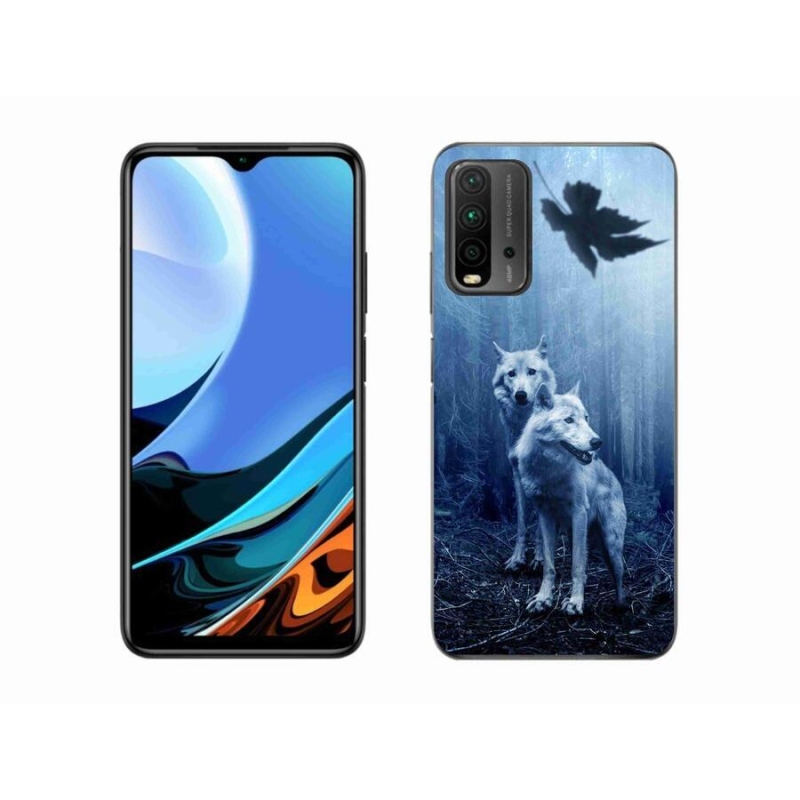 Gélový kryt mmCase na mobil Xiaomi Redmi 9T - vlci v lese