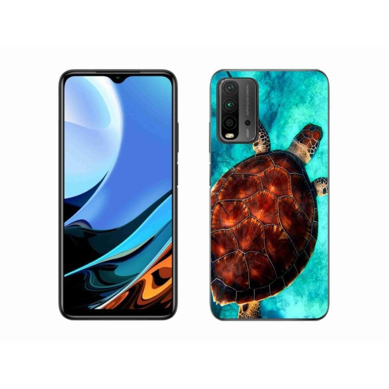 Gélový kryt mmCase na mobil Xiaomi Redmi 9T - korytnačka