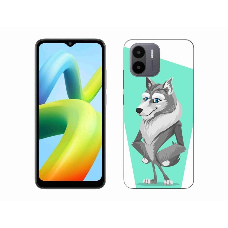 Gélový kryt mmCase na mobil Xiaomi Redmi A1/Redmi A2 - kreslený vlk