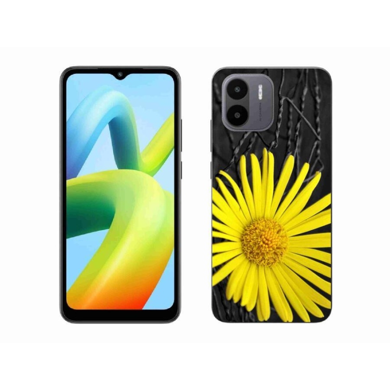 Gélový kryt mmCase na mobil Xiaomi Redmi A1/Redmi A2 - žltý kvet