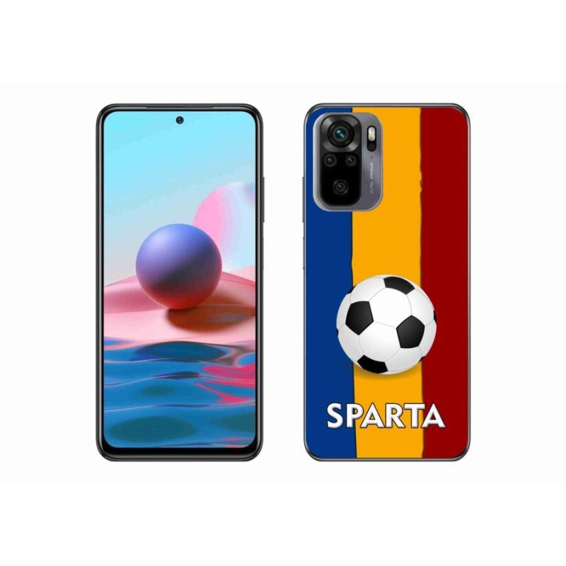 Gélový kryt mmCase na mobil Xiaomi Redmi Note 10 4G - futbal 1