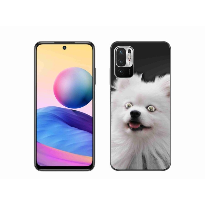 Gélový kryt mmCase na mobil Xiaomi Redmi Note 10 5G - biely špic