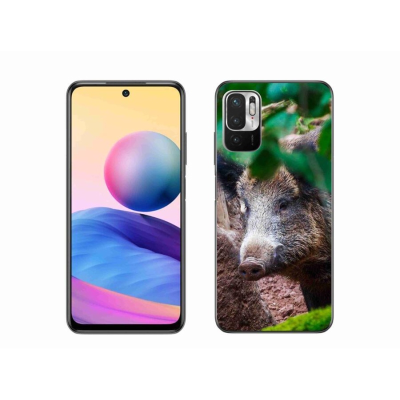 Gélový kryt mmCase na mobil Xiaomi Redmi Note 10 5G - divoké prasa