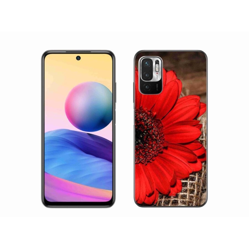 Gélový kryt mmCase na mobil Xiaomi Redmi Note 10 5G - gerbera