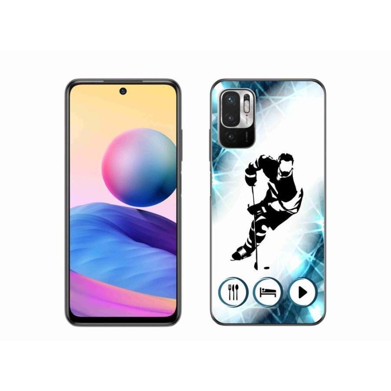 Gélový kryt mmCase na mobil Xiaomi Redmi Note 10 5G - hokej 1