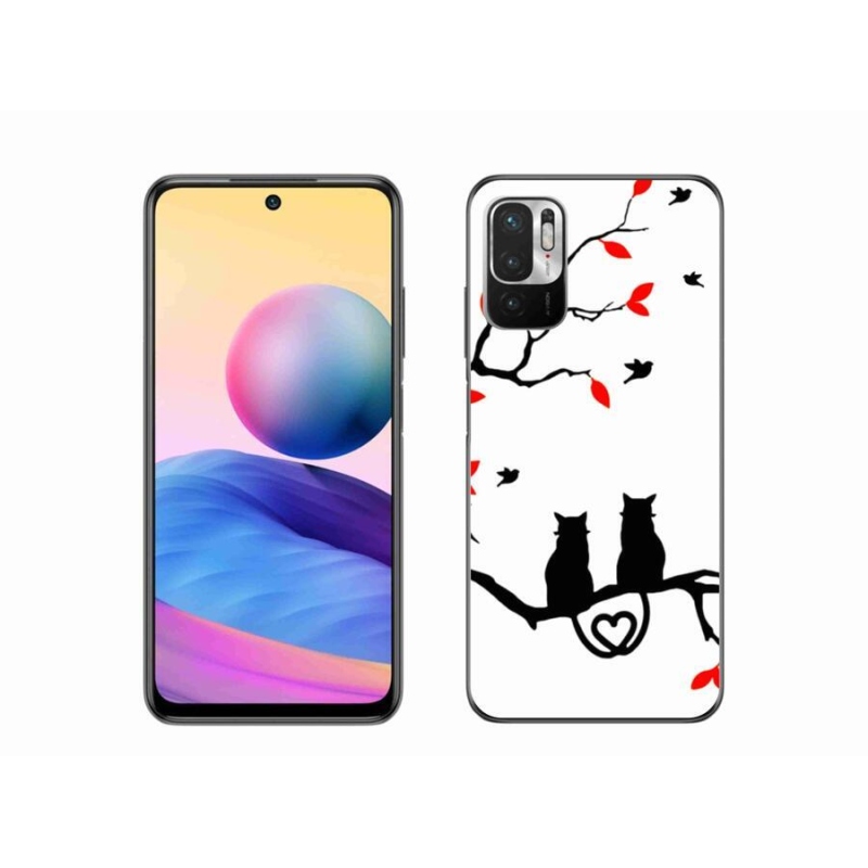 Gélový kryt mmCase na mobil Xiaomi Redmi Note 10 5G - mačací láska