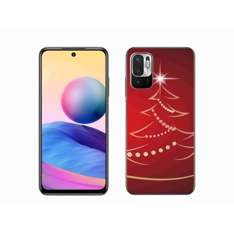 Gélový kryt mmCase na mobil Xiaomi Redmi Note 10 5G - kreslený vianočný stromček