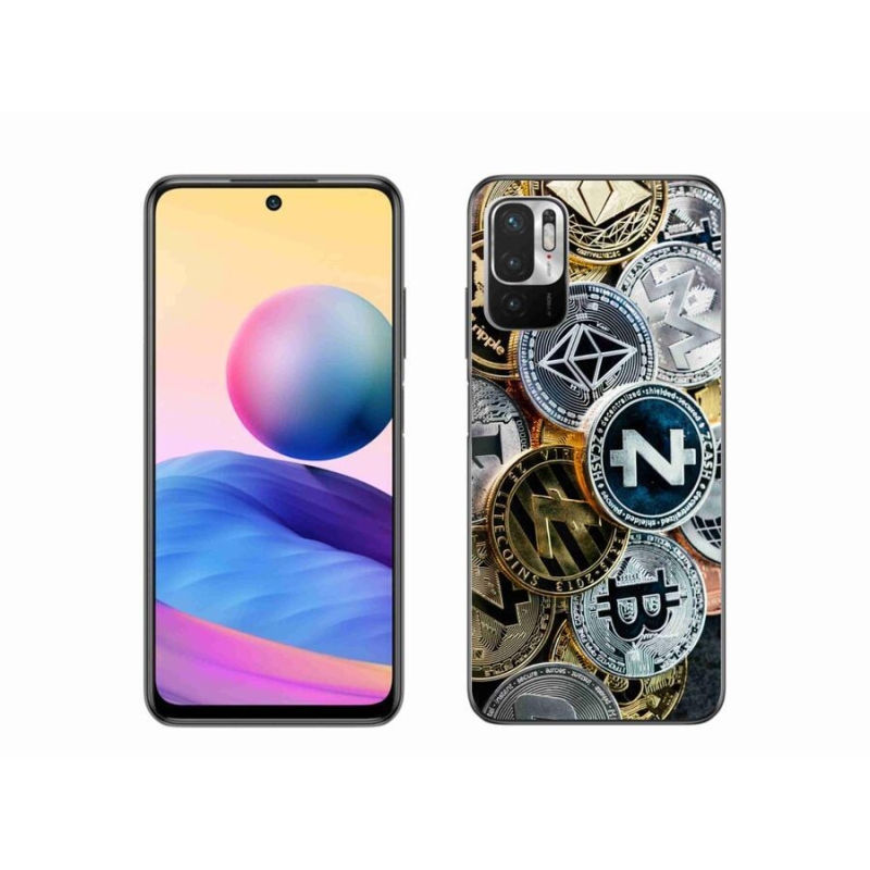 Gélový kryt mmCase na mobil Xiaomi Redmi Note 10 5G - kryptomena