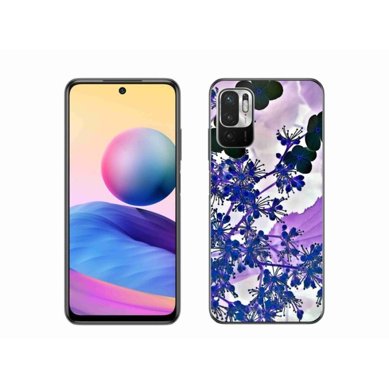 Gélový kryt mmCase na mobil Xiaomi Redmi Note 10 5G - kvet hortenzie