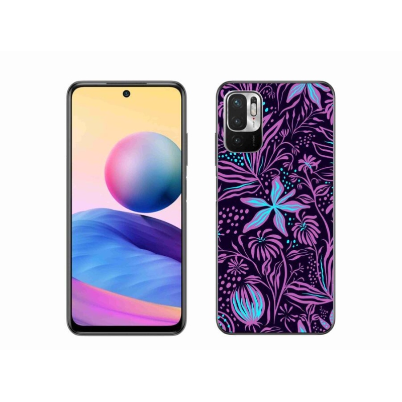 Gélový kryt mmCase na mobil Xiaomi Redmi Note 10 5G - kvety 2