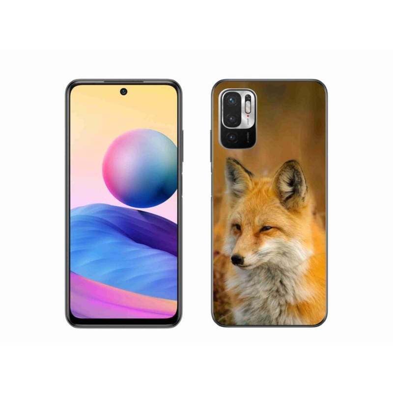 Gélový kryt mmCase na mobil Xiaomi Redmi Note 10 5G - líška