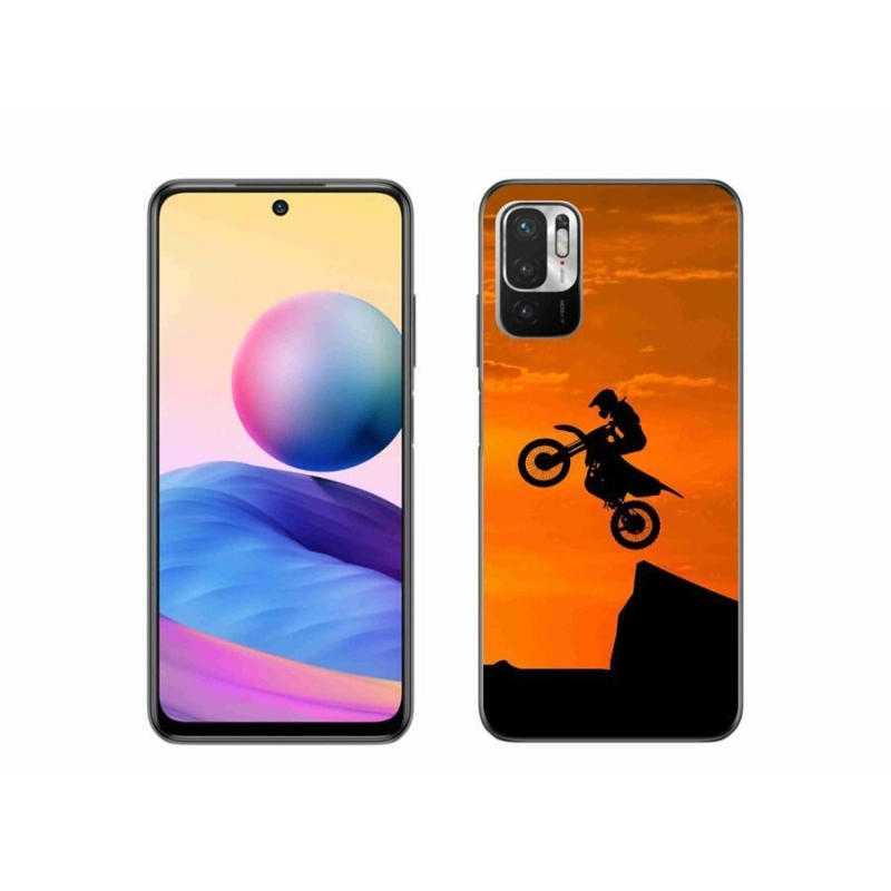 Gélový kryt mmCase na mobil Xiaomi Redmi Note 10 5G - motocross