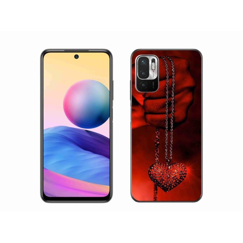 Gélový kryt mmCase na mobil Xiaomi Redmi Note 10 5G - náhrdelník
