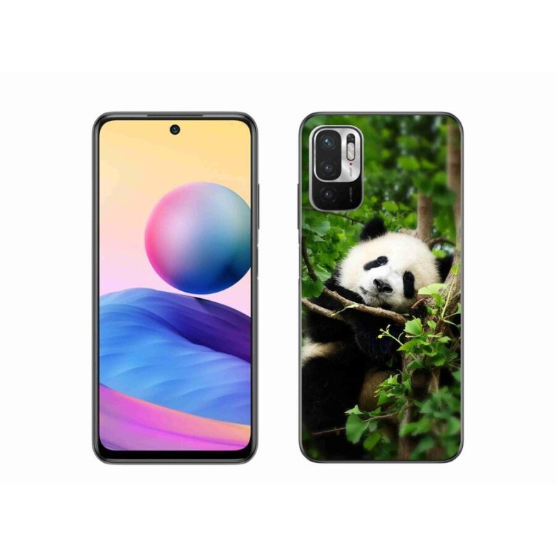 Gélový kryt mmCase na mobil Xiaomi Redmi Note 10 5G - panda