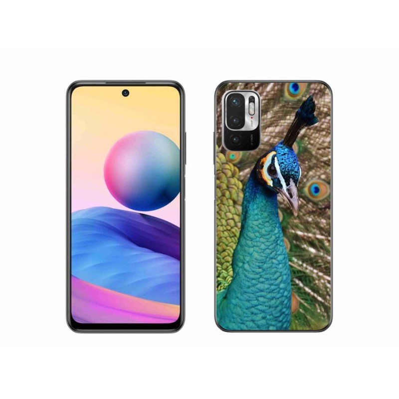 Gélový kryt mmCase na mobil Xiaomi Redmi Note 10 5G - páv