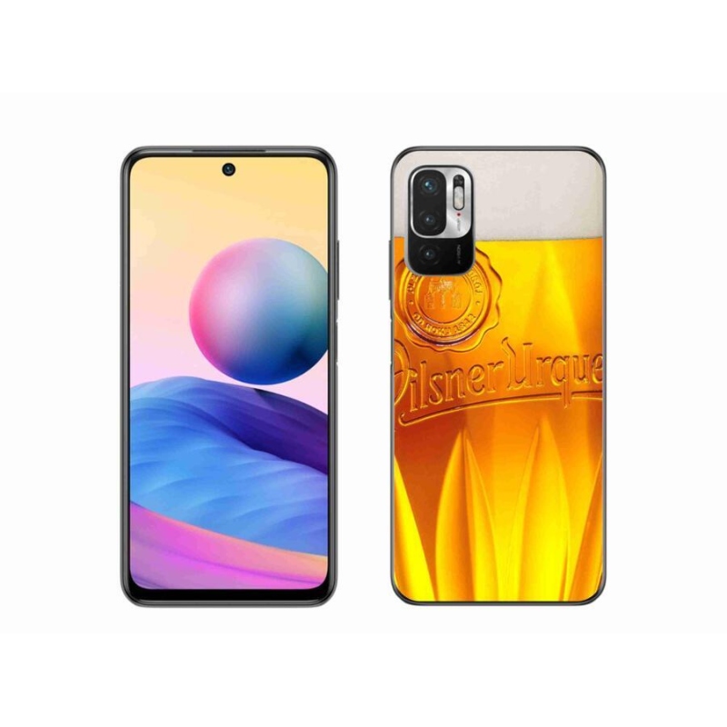 Gélový kryt mmCase na mobil Xiaomi Redmi Note 10 5G - pivo
