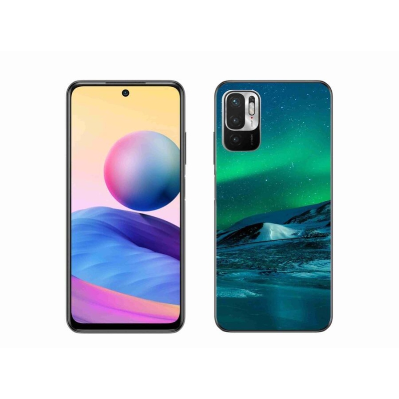 Gélový kryt mmCase na mobil Xiaomi Redmi Note 10 5G - polárna žiara