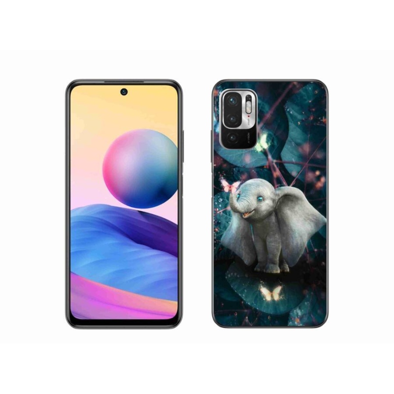 Gélový kryt mmCase na mobil Xiaomi Redmi Note 10 5G - roztomilý slon