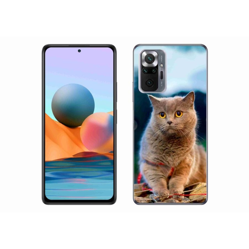 Gélový kryt mmCase na mobil Xiaomi Redmi Note 10 Pro - britská modrá 2