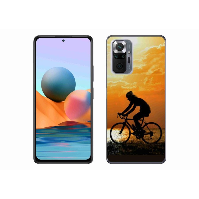 Gélový kryt mmCase na mobil Xiaomi Redmi Note 10 Pro - cyklovýlety
