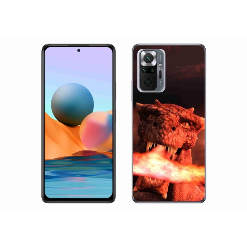 Gélový kryt mmCase na mobil Xiaomi Redmi Note 10 Pro - drak