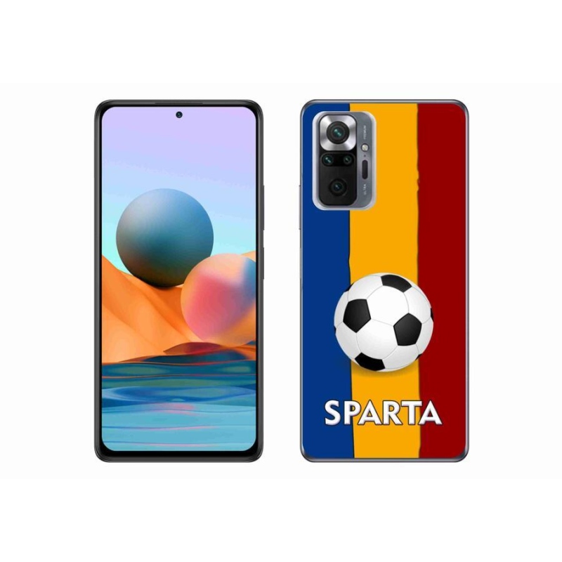 Gélový kryt mmCase na mobil Xiaomi Redmi Note 10 Pro - futbal 1