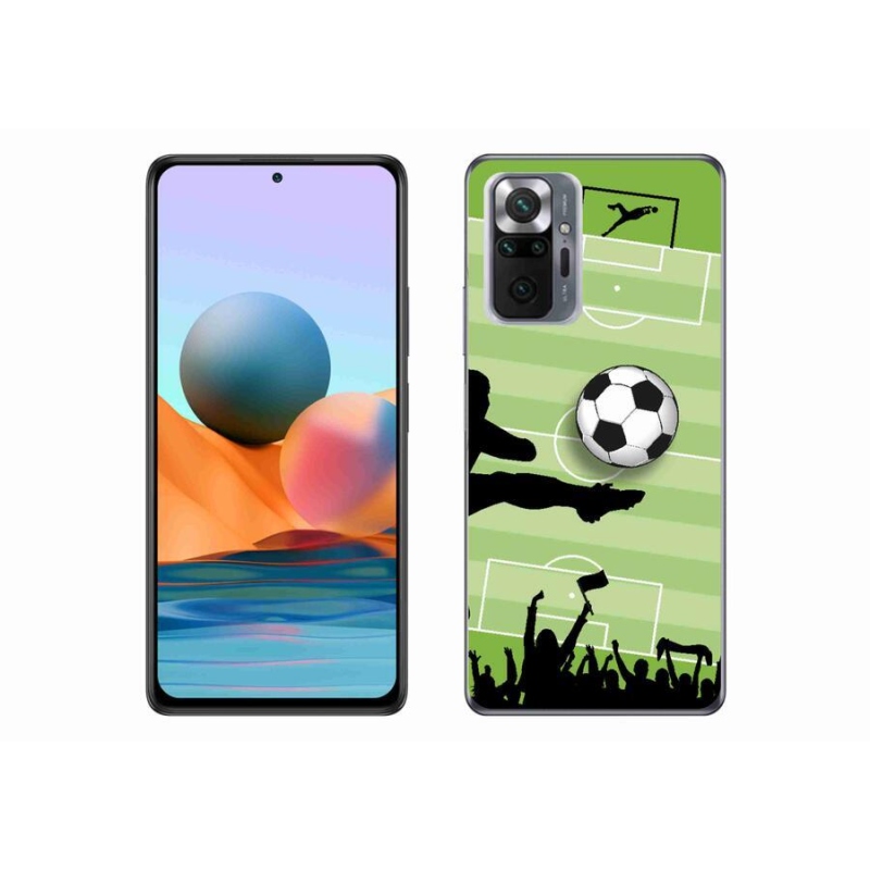 Gélový kryt mmCase na mobil Xiaomi Redmi Note 10 Pro - futbal 3