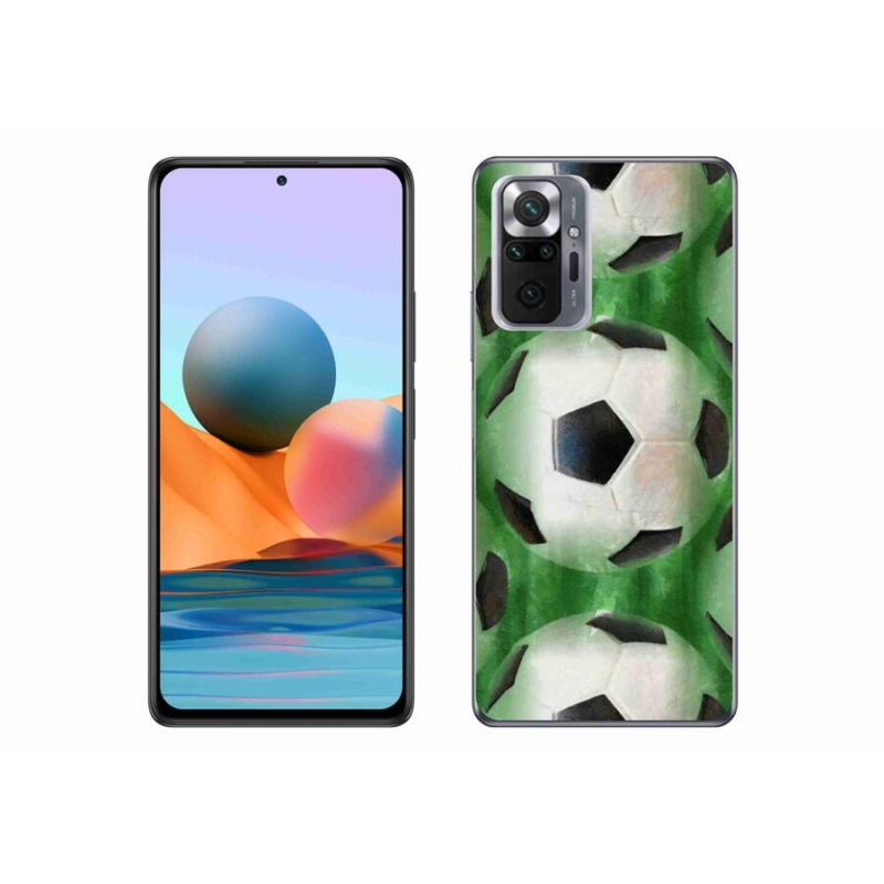 Gélový kryt mmCase na mobil Xiaomi Redmi Note 10 Pro - futbalová lopta