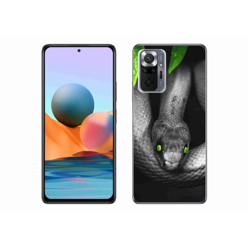 Gélový kryt mmCase na mobil Xiaomi Redmi Note 10 Pro - had