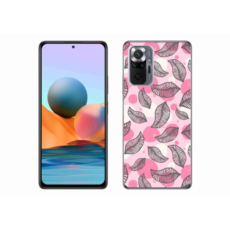 Gélový kryt mmCase na mobil Xiaomi Redmi Note 10 Pro - kreslené padajúce listy