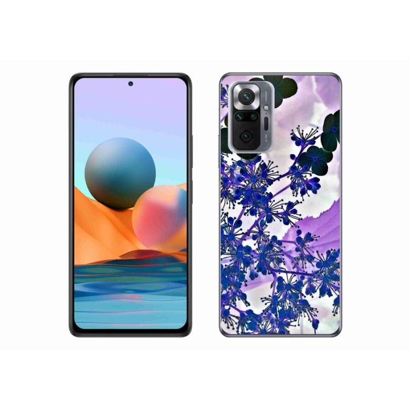 Gélový kryt mmCase na mobil Xiaomi Redmi Note 10 Pro - kvet hortenzie