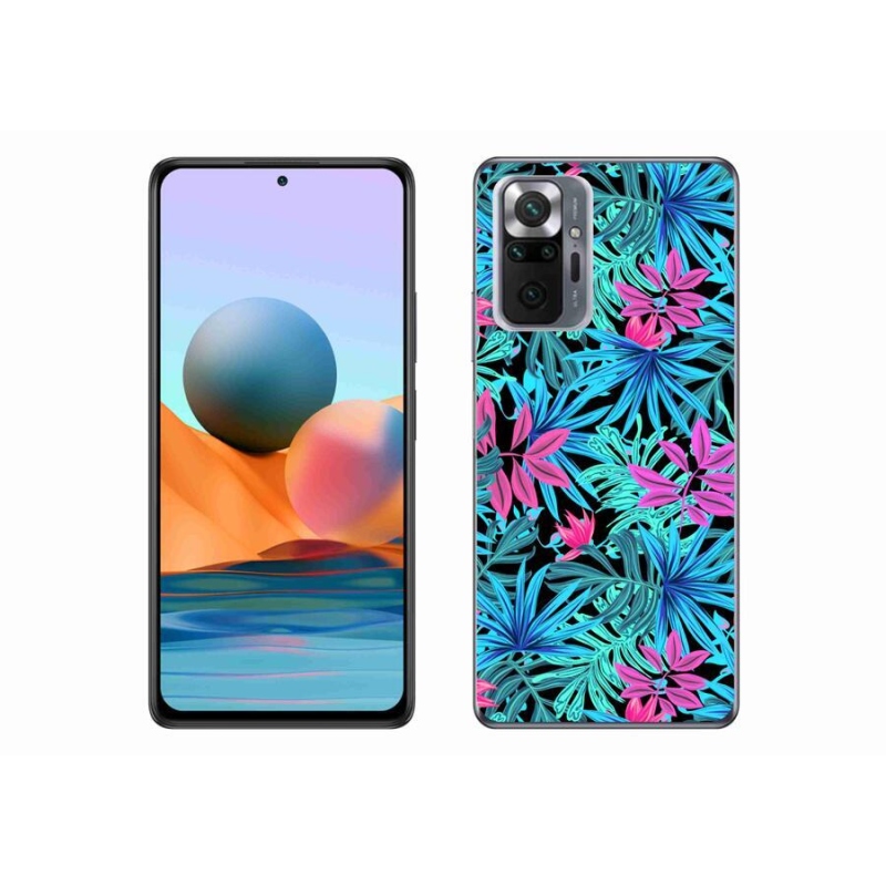 Gélový kryt mmCase na mobil Xiaomi Redmi Note 10 Pro - kvety 3