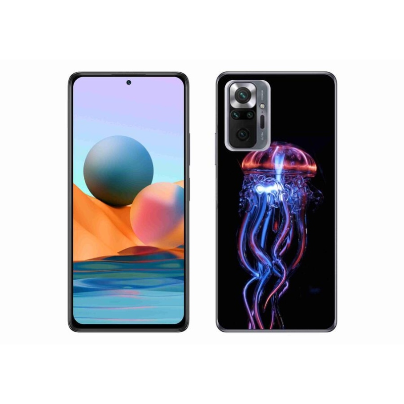 Gélový kryt mmCase na mobil Xiaomi Redmi Note 10 Pro - medúza