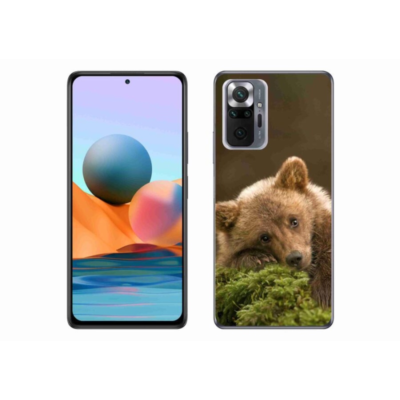 Gélový kryt mmCase na mobil Xiaomi Redmi Note 10 Pro - medveď