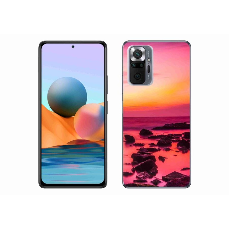Gélový kryt mmCase na mobil Xiaomi Redmi Note 10 Pro - more a žiara