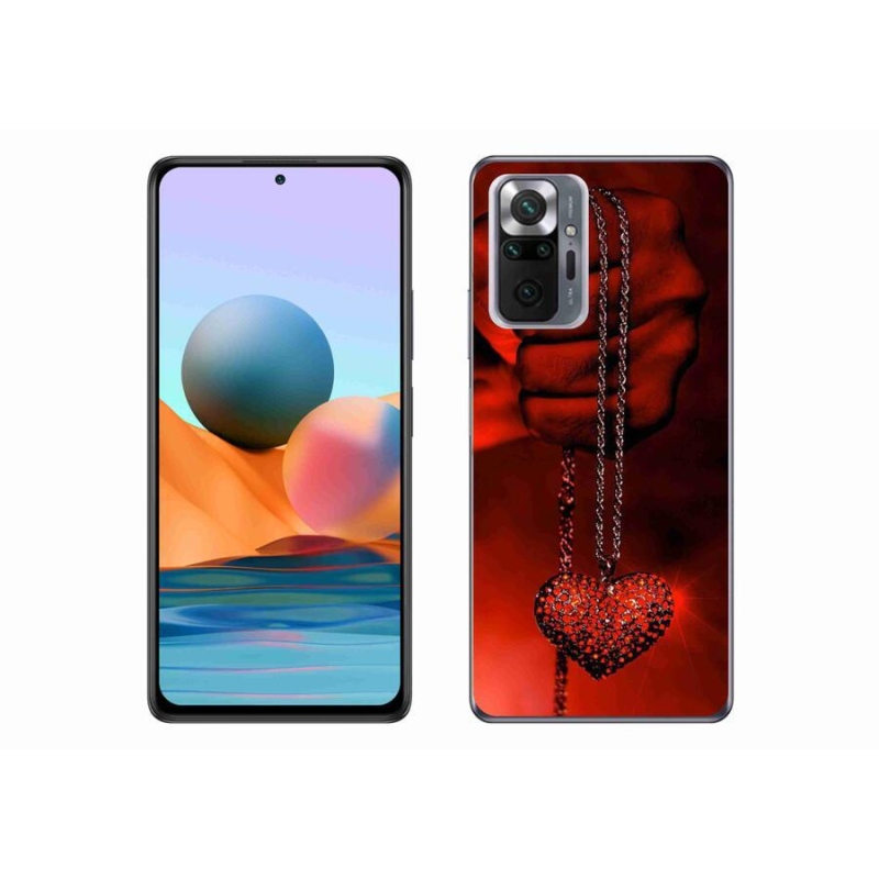 Gélový kryt mmCase na mobil Xiaomi Redmi Note 10 Pro - náhrdelník