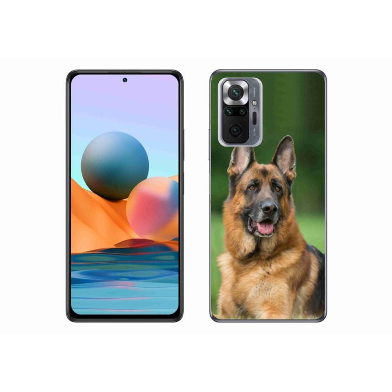 Gélový kryt mmCase na mobil Xiaomi Redmi Note 10 Pro - nemecký ovčiak