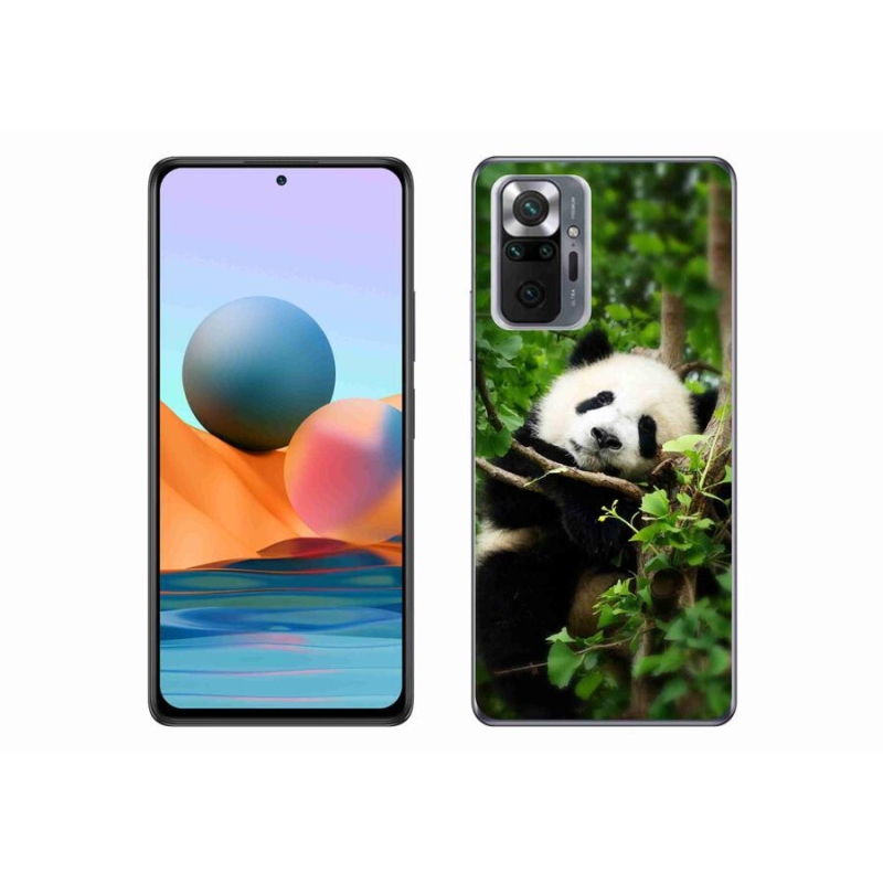 Gélový kryt mmCase na mobil Xiaomi Redmi Note 10 Pro - panda