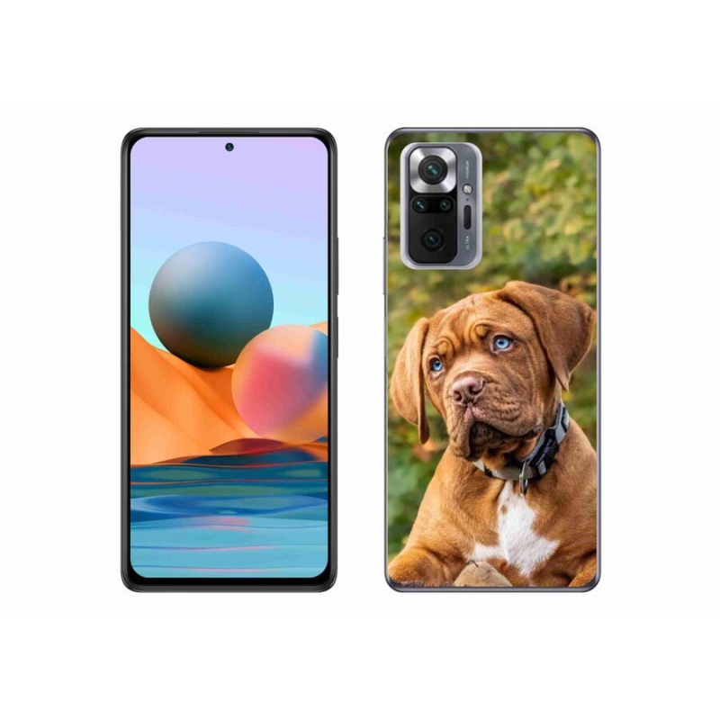 Gélový kryt mmCase na mobil Xiaomi Redmi Note 10 Pro - šteňa