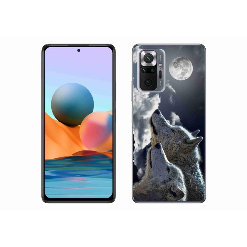 Gélový kryt mmCase na mobil Xiaomi Redmi Note 10 Pro - vlci