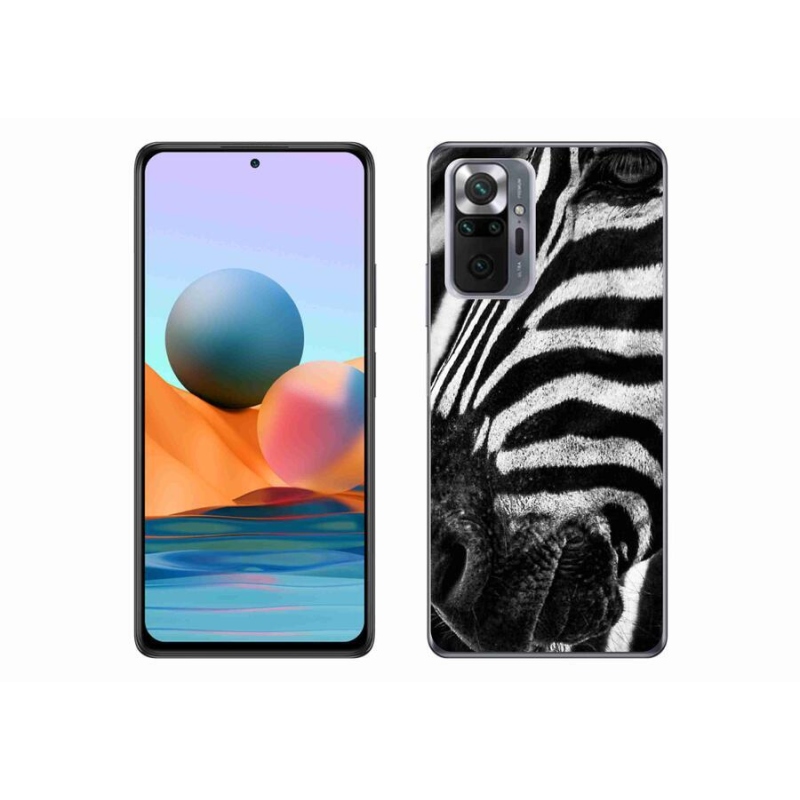 Gélový kryt mmCase na mobil Xiaomi Redmi Note 10 Pro - zebra